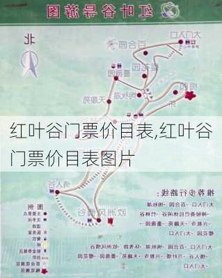 红叶谷门票价目表,红叶谷门票价目表图片