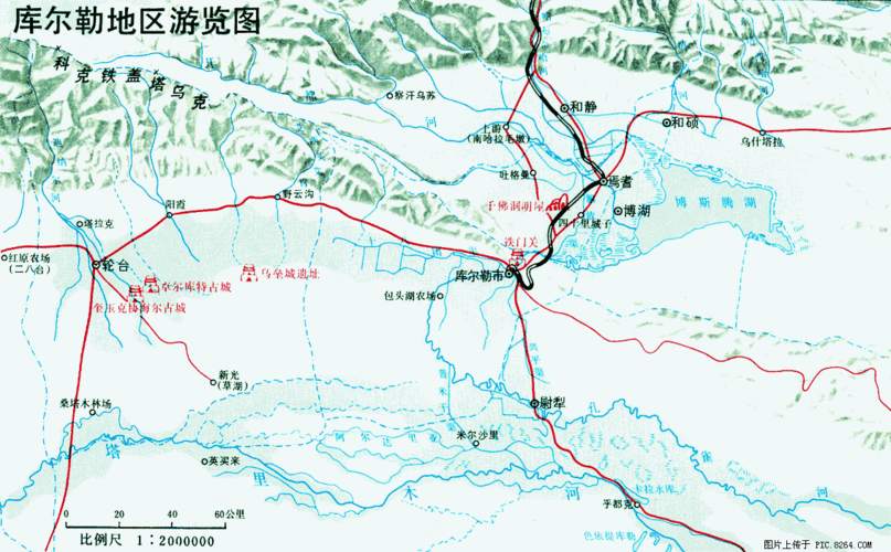 库尔勒旅游路线,库尔勒旅游路线图