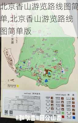 北京香山游览路线图简单,北京香山游览路线图简单版