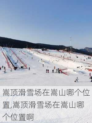 嵩顶滑雪场在嵩山哪个位置,嵩顶滑雪场在嵩山哪个位置啊