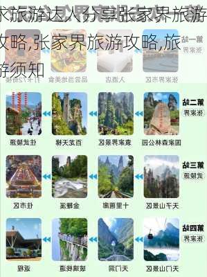 求旅游达人分享张家界旅游攻略,张家界旅游攻略,旅游须知