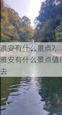 雅安有什么景点?,雅安有什么景点值得去