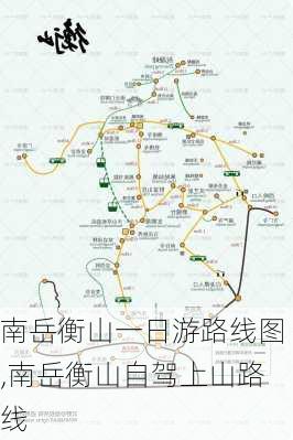 南岳衡山一日游路线图,南岳衡山自驾上山路线