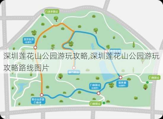 深圳莲花山公园游玩攻略,深圳莲花山公园游玩攻略路线图片